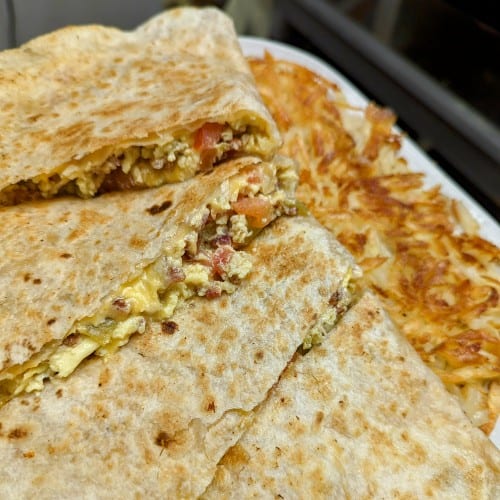 Breakfast Quesadilla.