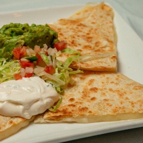 Cheese Quesadilla.