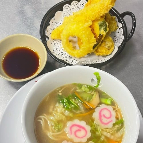 Shrimp Tempura Soba.