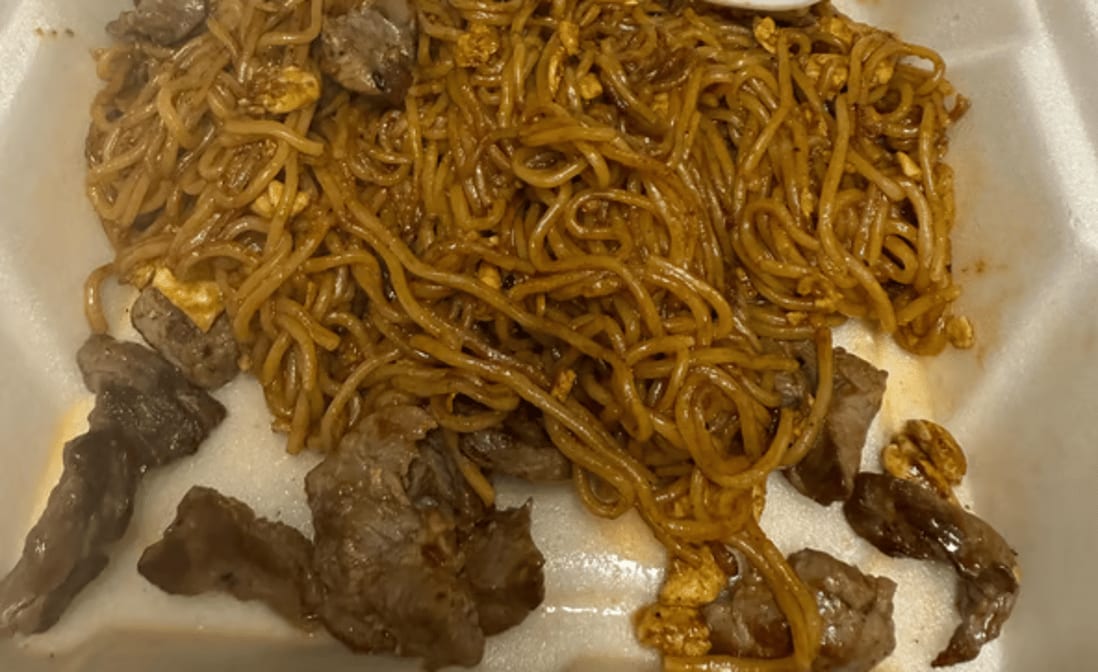 S4. Beef Yaki Soba or Yaki Udon.