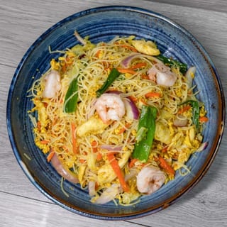 N7. Singapore Noodles (Spicy)