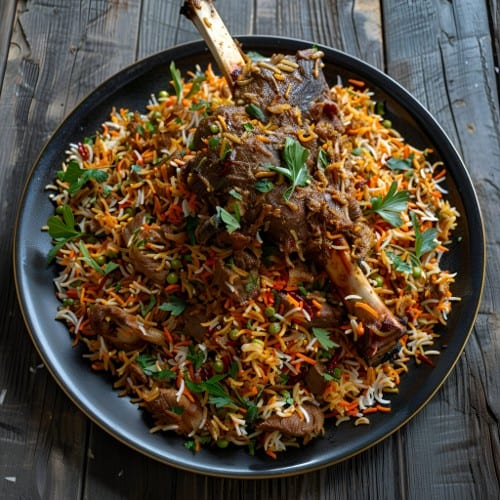 Goat Biryani.