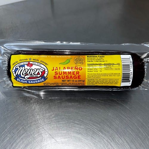 Jalapeño Summer Sausage.
