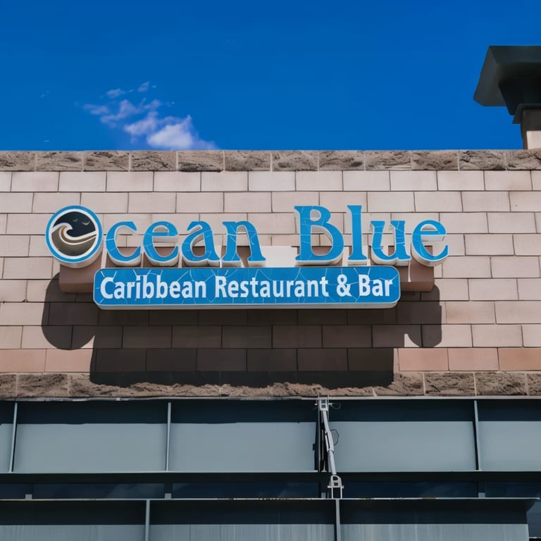 Welcome to Ocean Blue Caribbean Restaurant and Bar