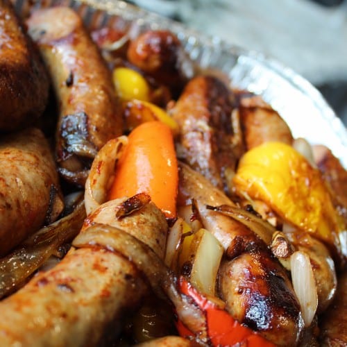 Sausage, Peppers and Onion Spucky.