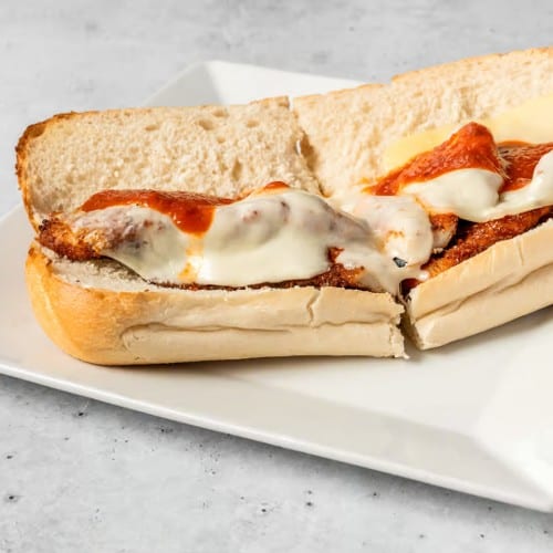 Chicken Parmigiana Hero.