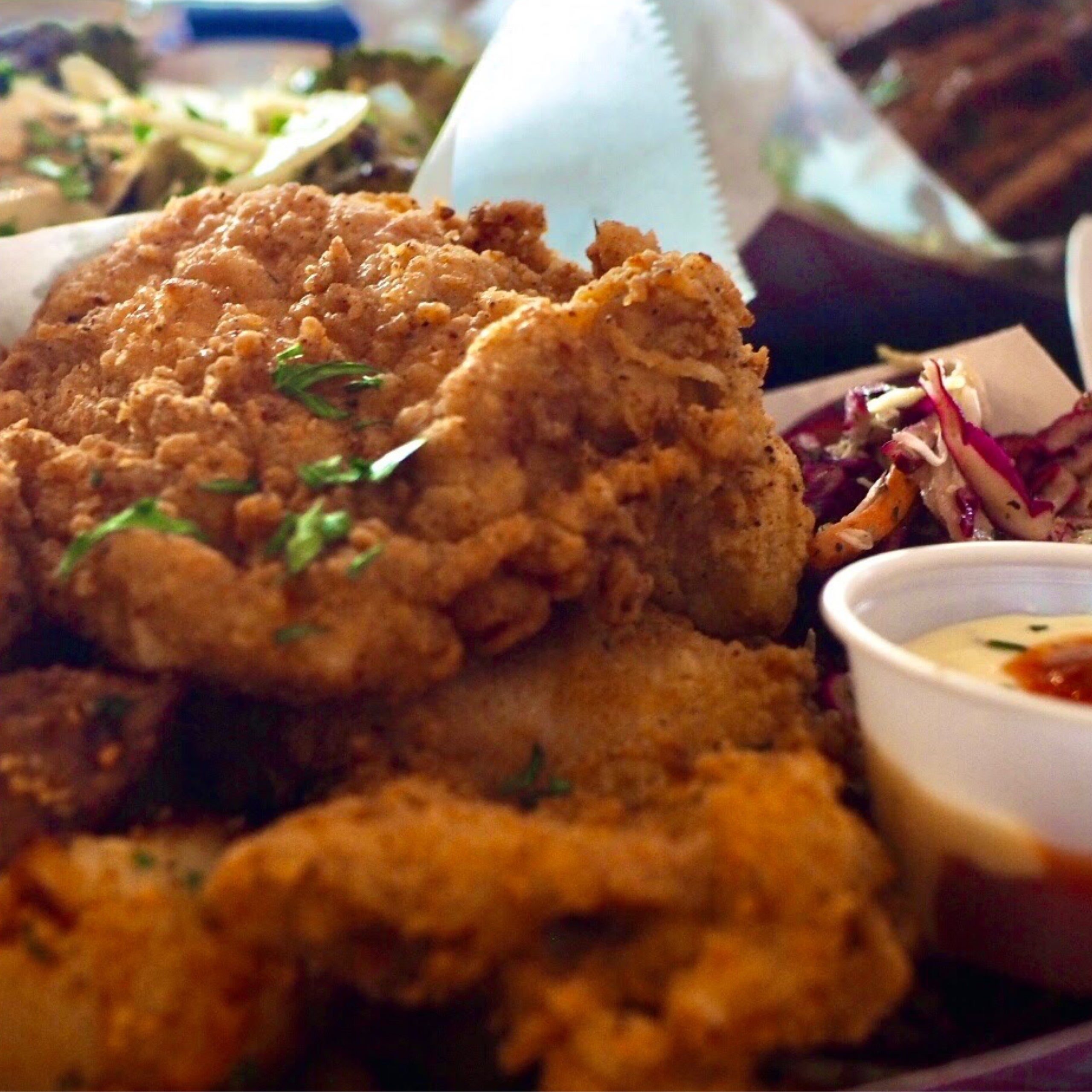 Southern Fried Chicken Plate.