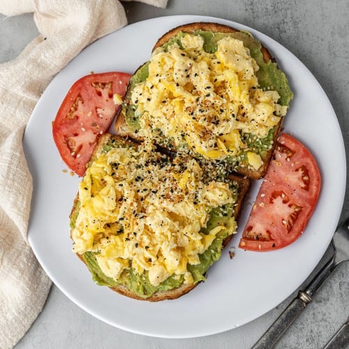 Avocado Toast & Eggs.