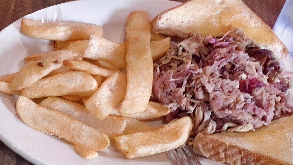 Pulled Pork Platter with Sides.