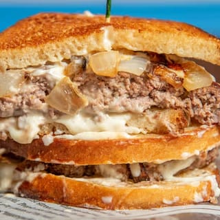 Patrick's Meltdown Burger