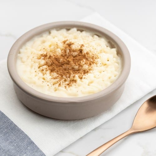 Rice pudding.