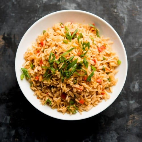 Schezwan Fried Rice.