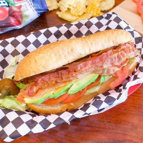 BLTA Sandwich.