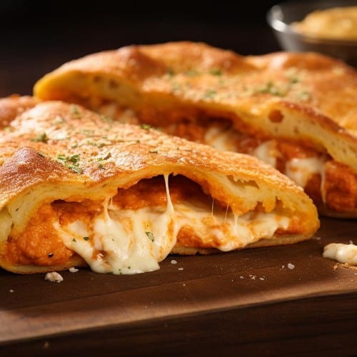 Pepperoni & Mozzarella Calzone.