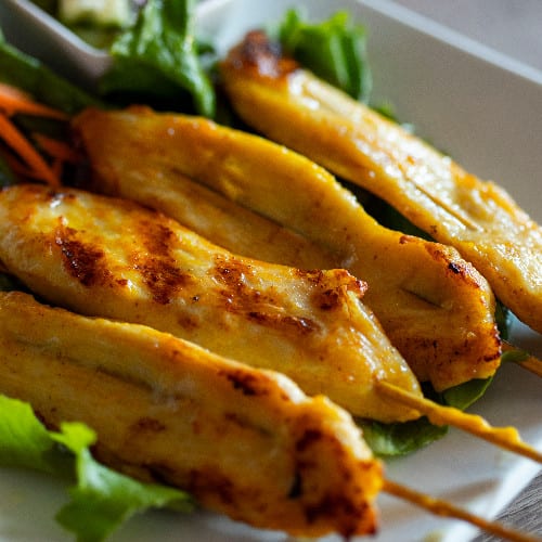 12. Chicken Satay.