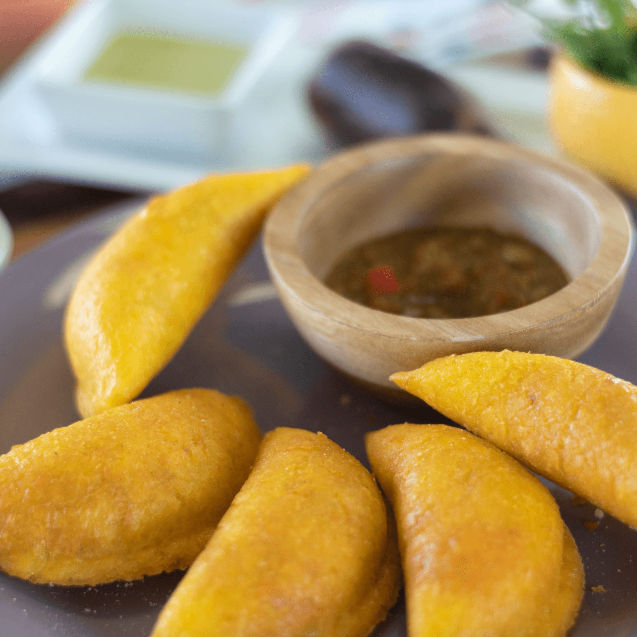Chili Cheese Dog Empanada.