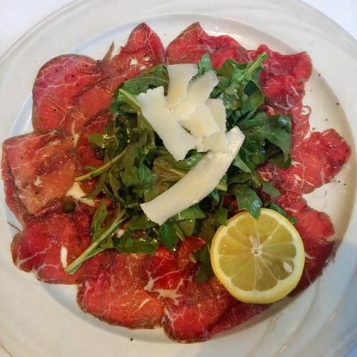 Carpaccio Di Manzo.