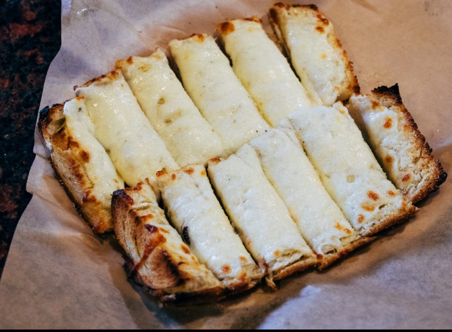 Cadillac Cheese Bread.