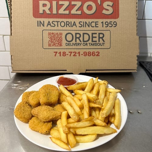 Chicken Nuggets (10pc) w/ Fries.