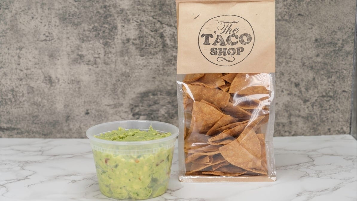 Chips (8oz) and Guac (1LB).