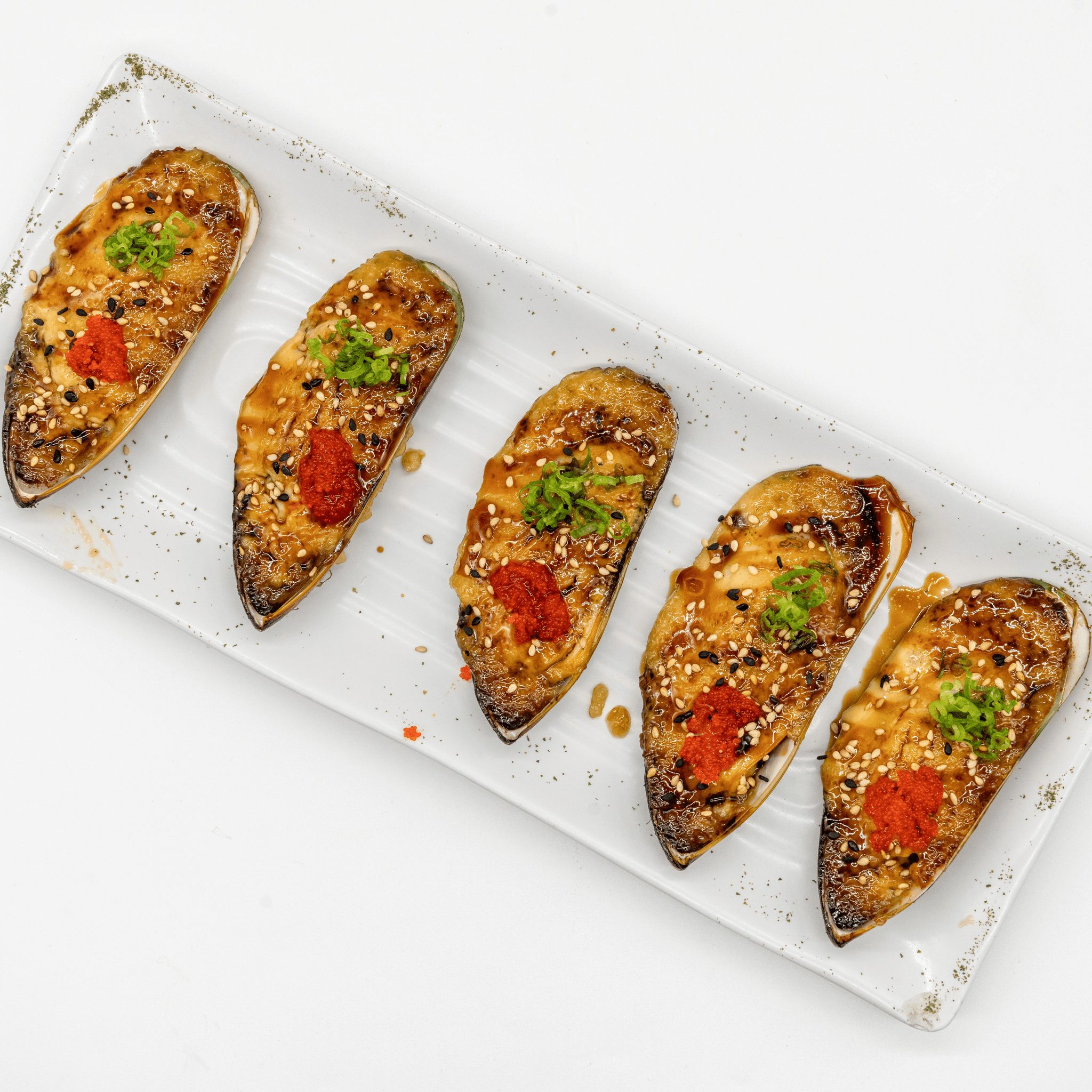 Baked Green Mussels(O).