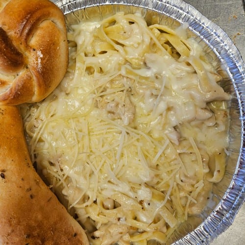 Chicken Fettuccini Alfredo.