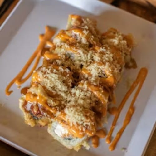 Crispy Crazy Crab Roll.