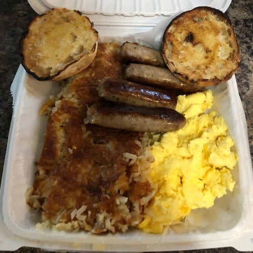 Sausage Links & Eggs.