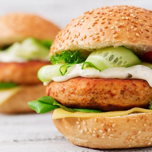 Cheeseburger Sandwich.