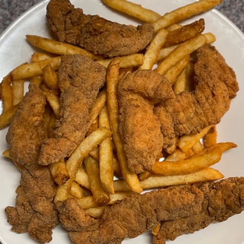 Chicken Fingers Dinner.