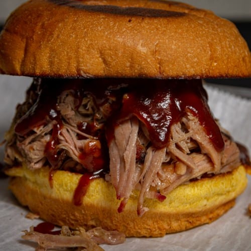 Beef Brisket Sandwich.