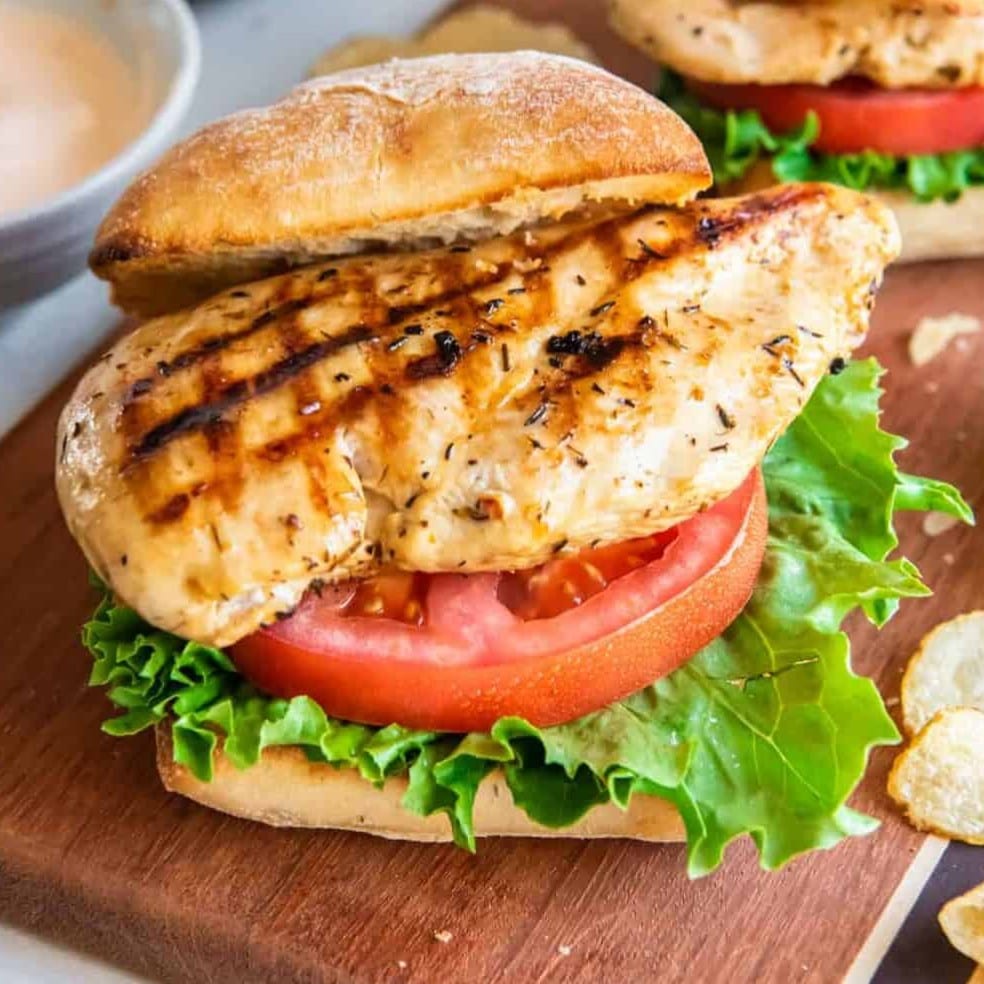 Chicken Breast Sandwich.