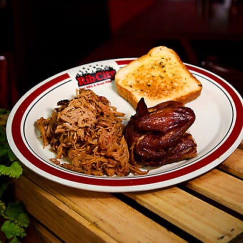 BBQ Chicken Combo Plate.