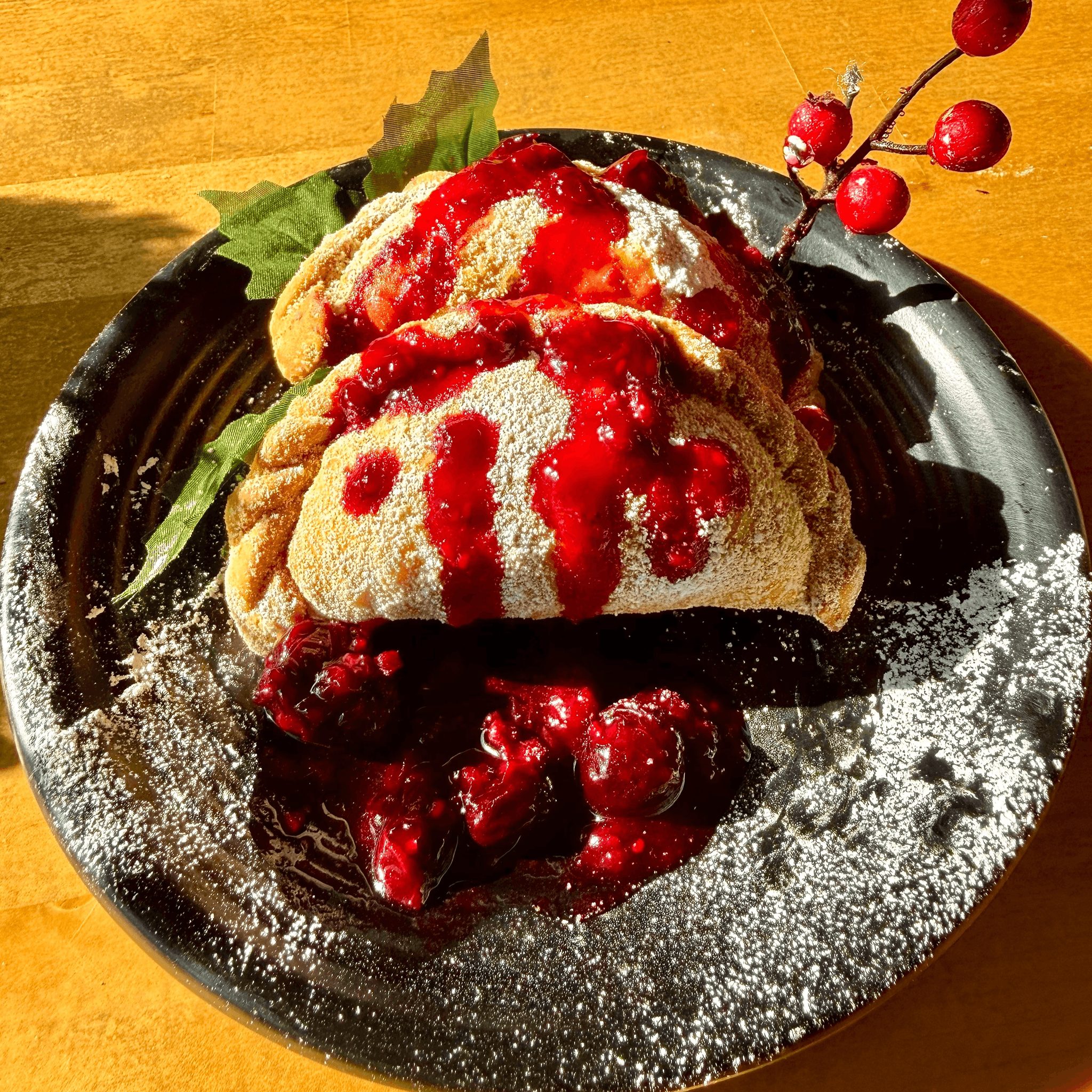 Triple Berry Cheesecake Empanada.