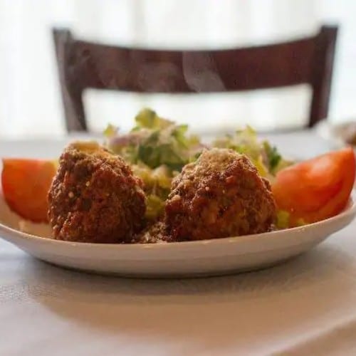 Meatball Salad.