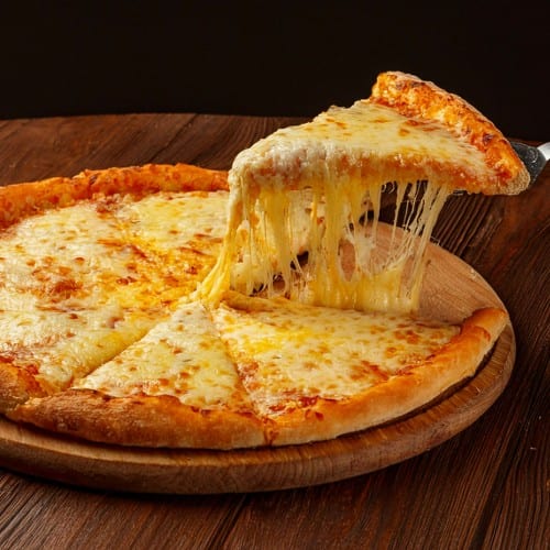 Mozzarella, Garlic & Oil Pizza (16").