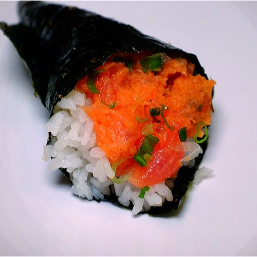 Spicy Tuna Temaki.