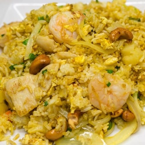 Pineapple Curry Fried Rice.