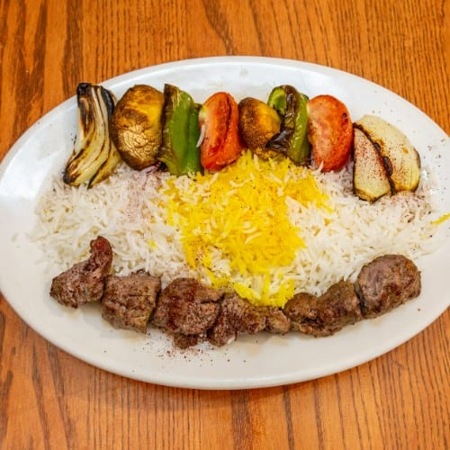 Beef Shish Kabob.