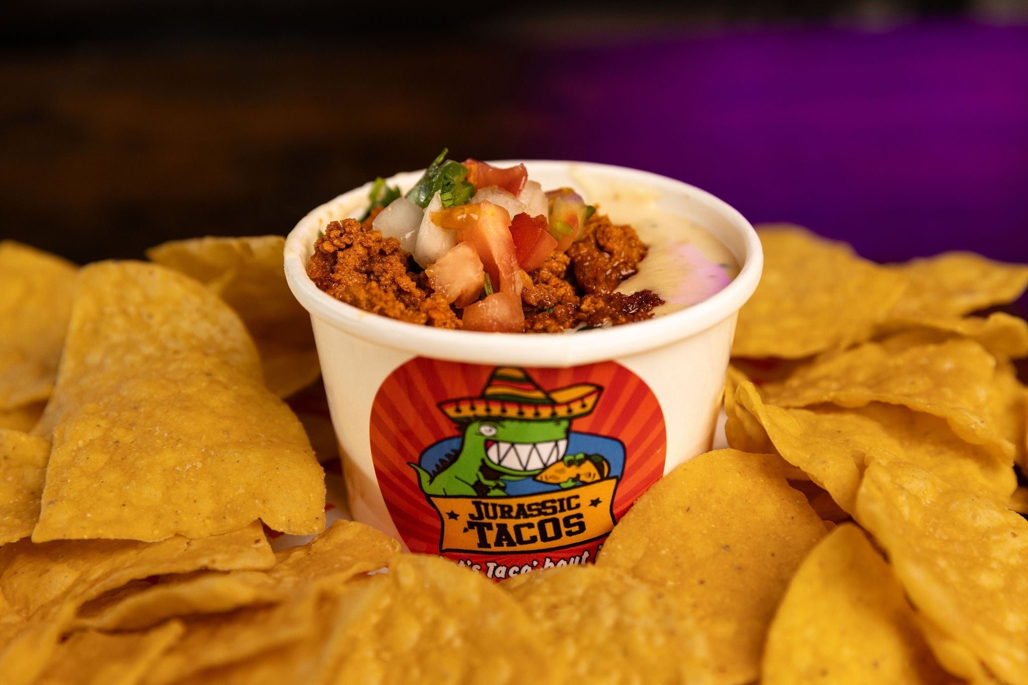 Utahn Chips and Queso - with Chorizo.