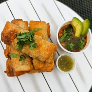 Birria Egg Rolls