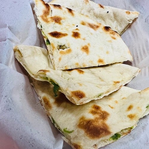 Green Onion Naan.