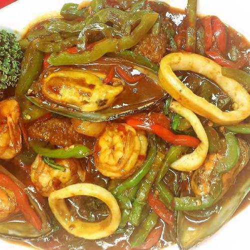 Seafood with Basil Special.