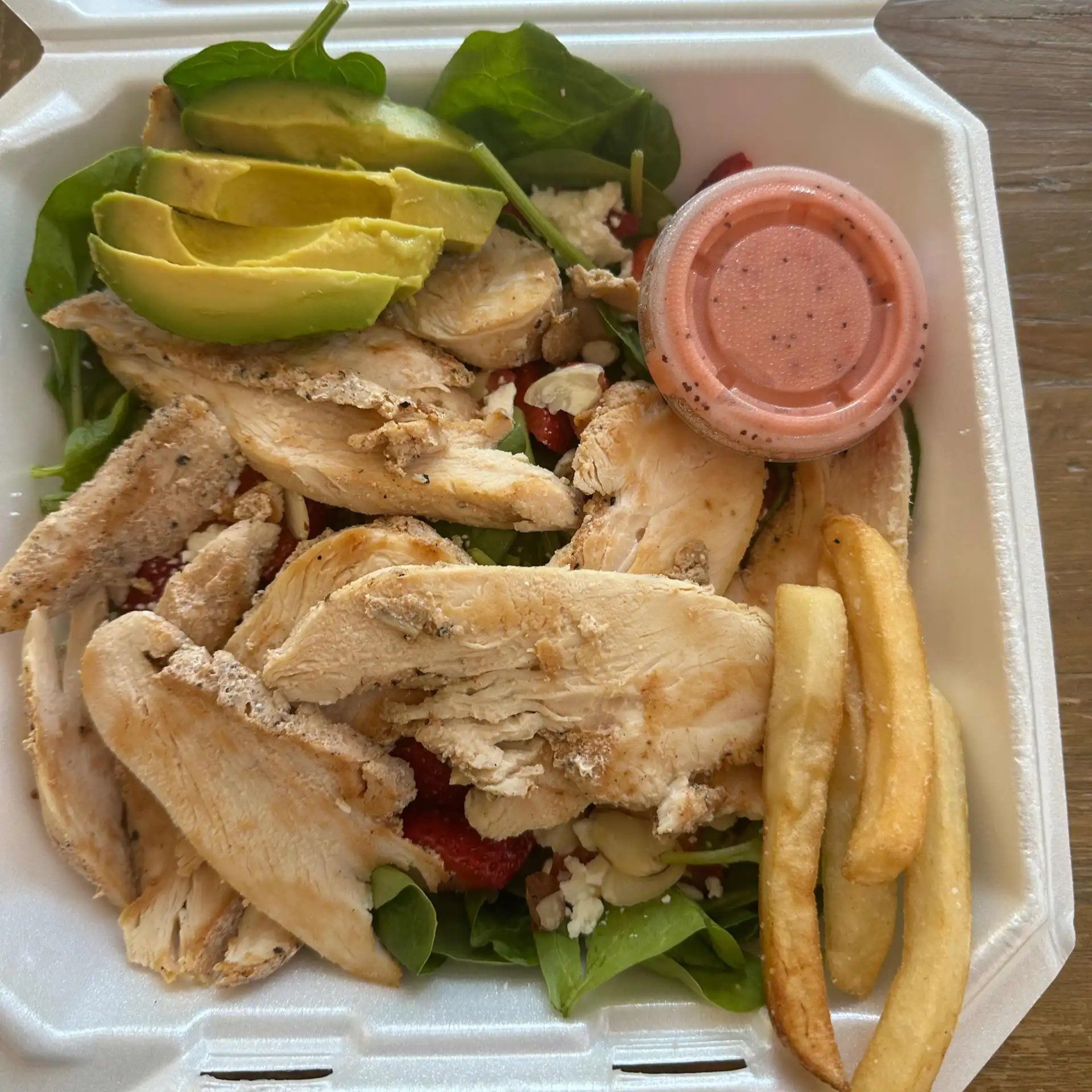 Strawberry Chicken Salad.