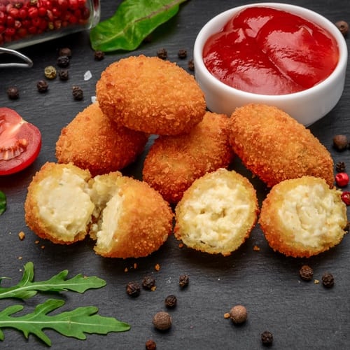 Mac N Cheese Bites.