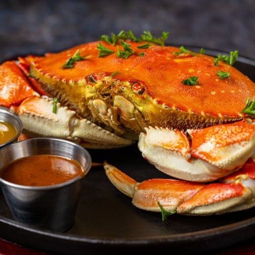 Dungeness Crab with Scallion & Ginger.