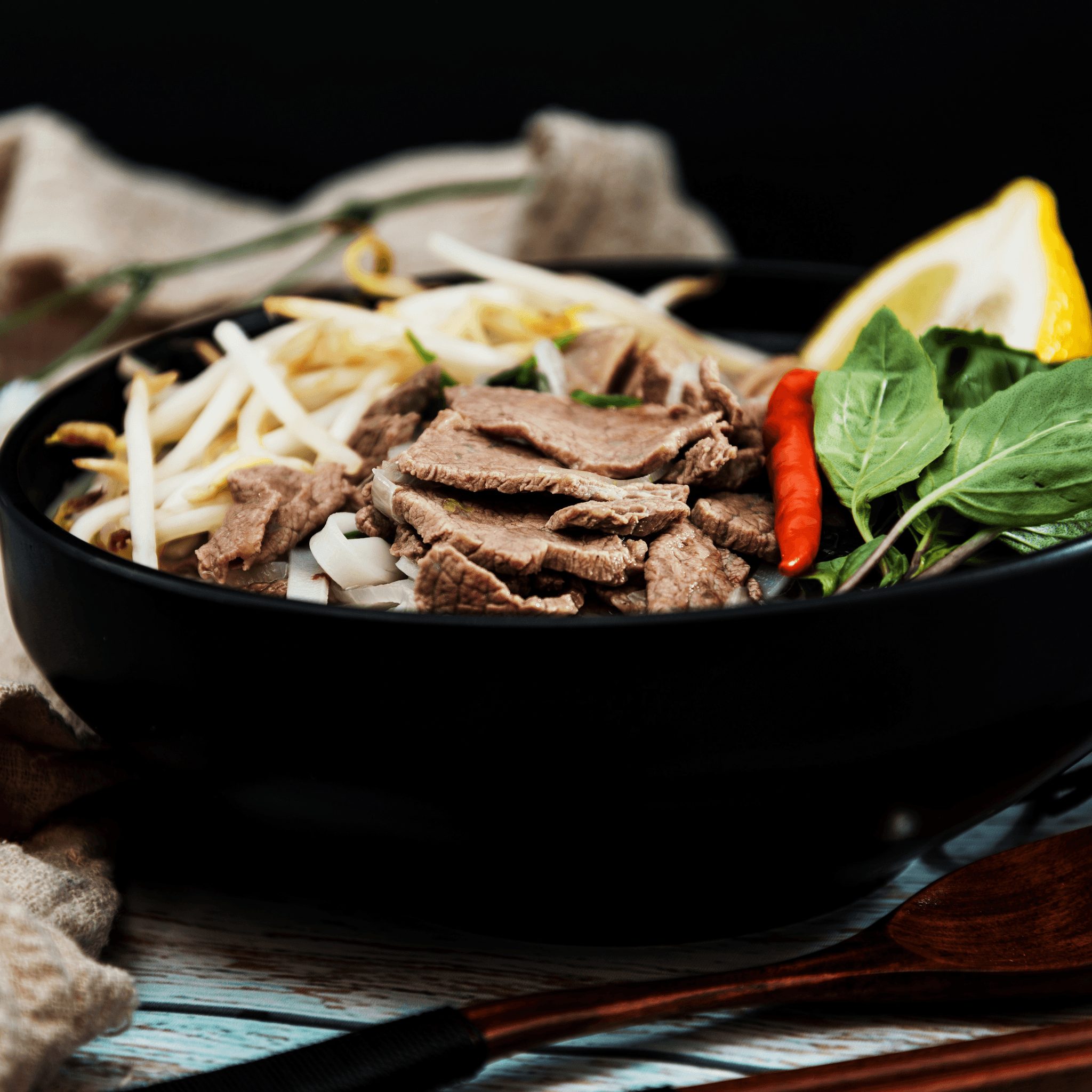 227. Pho w/ Rare Steak.