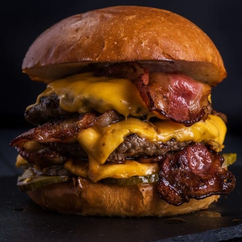 Double Bacon Cheeseburger.