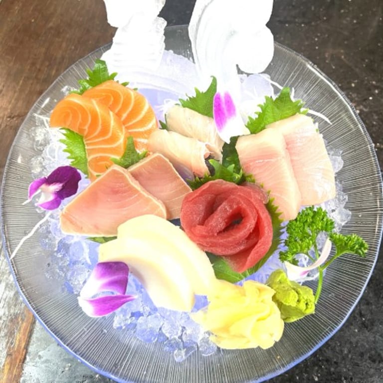 Fresh Sashimi and Japanese Delicacies