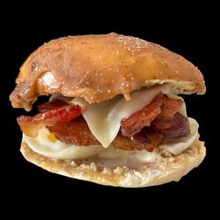 Egg, Cheese and Meat Sandwich